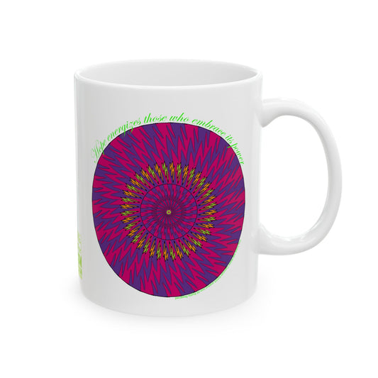 Mug - Inspirational Quote 'Hope energizes those who embrace it's power'