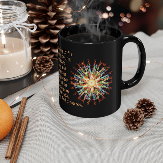 Coffee Mug with Brain Synapses Design