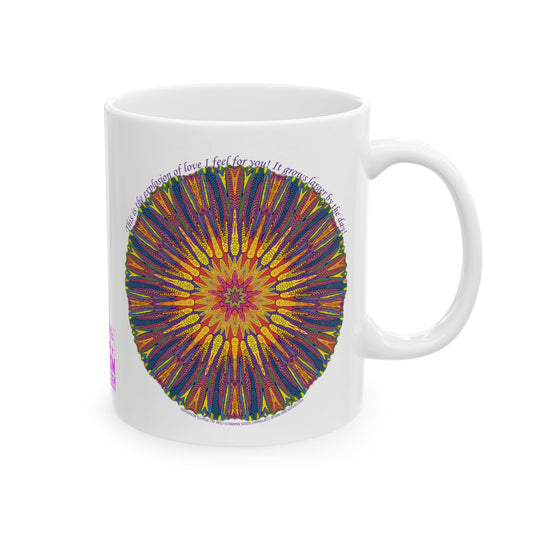 Love Explosion Ceramic Mug - 11oz, 15oz